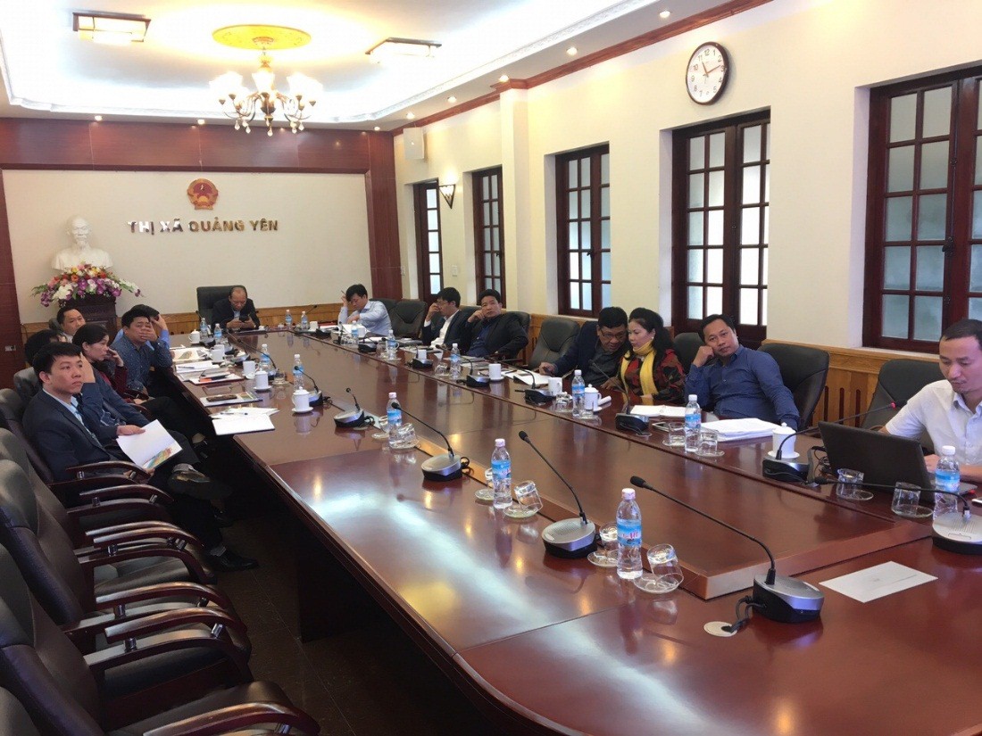 ACUD bàn giao khảo sát địa hình tỷ lệ 1/500 cho 2 dự án tại Quảng Yên - Quảng Ninh